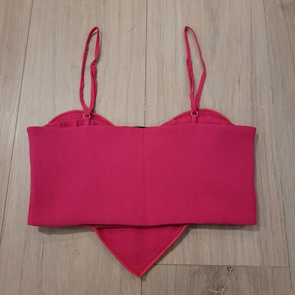 ZARA | Heart Crop Tank Top | Sz. S - Picture 5 of 5